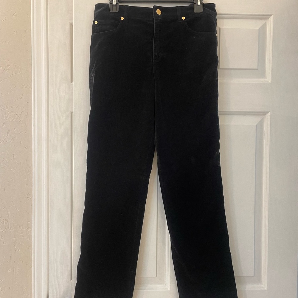 Escada Black Velvet Jean/ pants